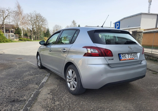 Peugeot 308 cena 36300 przebieg: 198000, rok produkcji 2016 z Gryfice małe 631